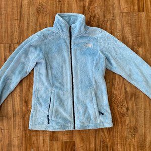 North Face fuzzy zippy sweater jacket for kids